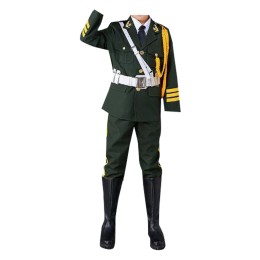 SKFRS001 Customized three-piece flag-raising suit, custom slow strap, lapel, front chest pocket, school performance clothing, band, flag-raising, flag-raising suit supplier SKFRS001 Customized three-piece flag-raising suit, custom slow strap, lapel, front chest pocket, school performance clothing, band, flag-raising, flag-raising suit supplier